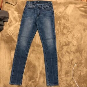 Levi’s Jeans Womens Size 26 Blue High Waist Skinny Stretch Denim